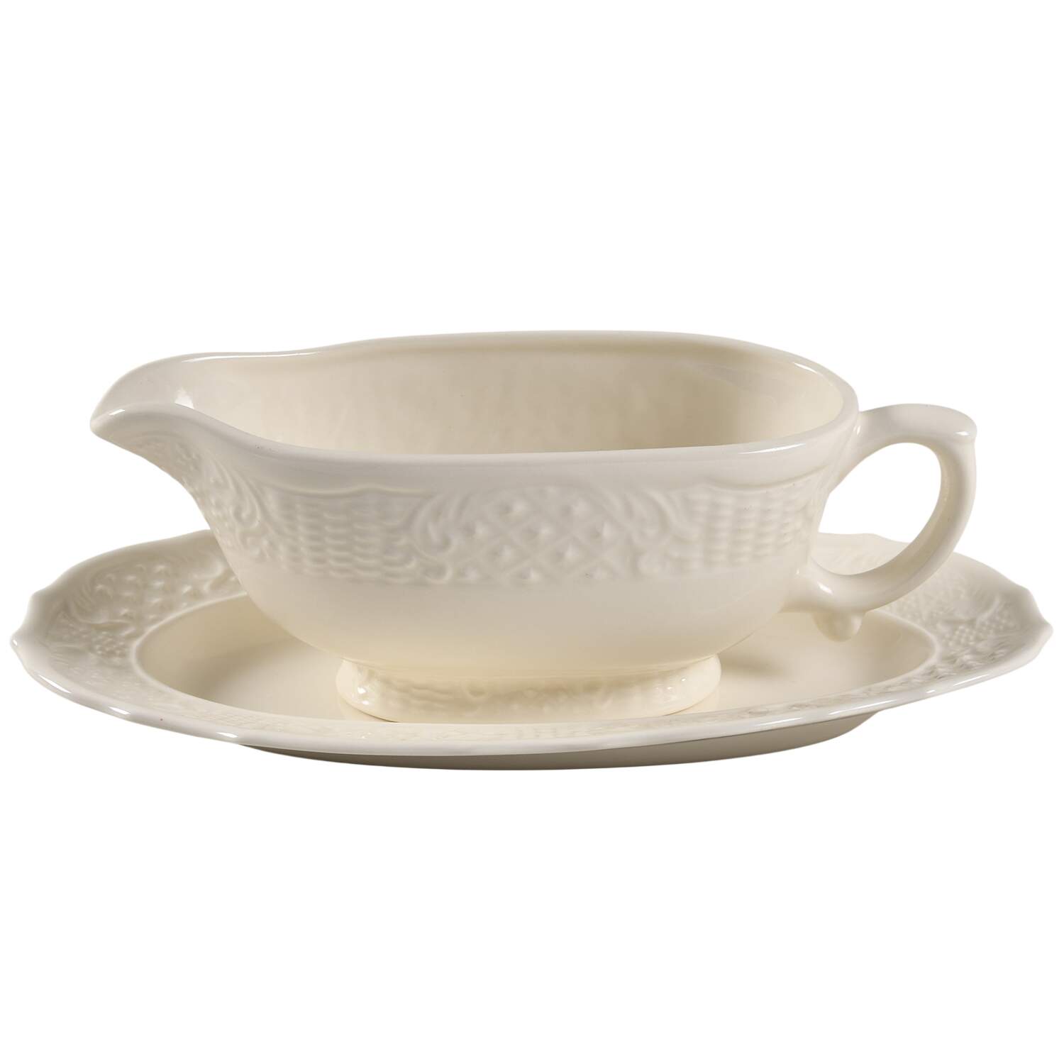 American Traditional Gravy Boat & Underplate by Canonsburg-1