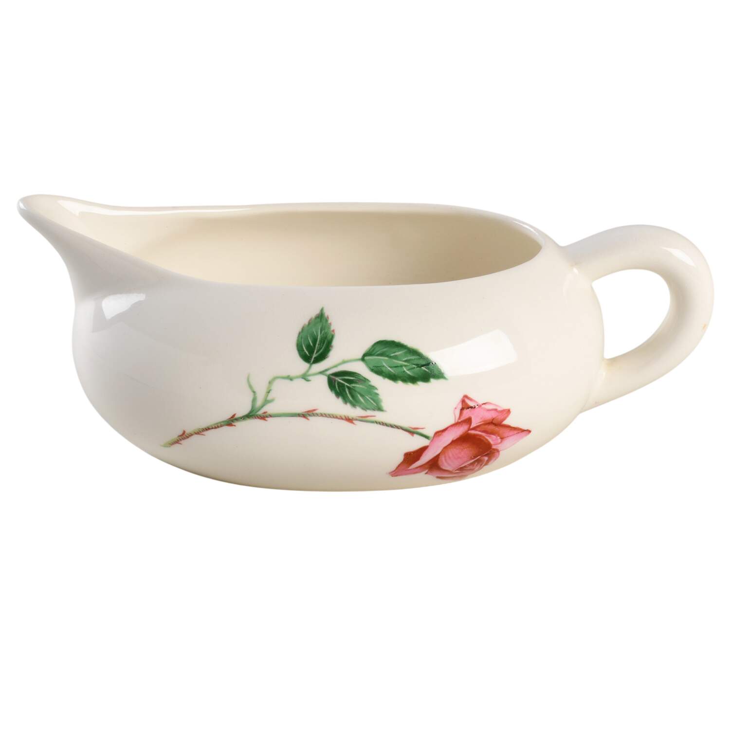 Bermuda Rose (No Trim) Gravy Boat by Canonsburg-1