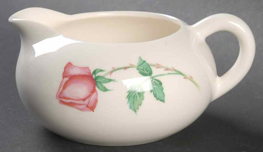 Bermuda Rose (No Trim) Creamer by Canonsburg-1