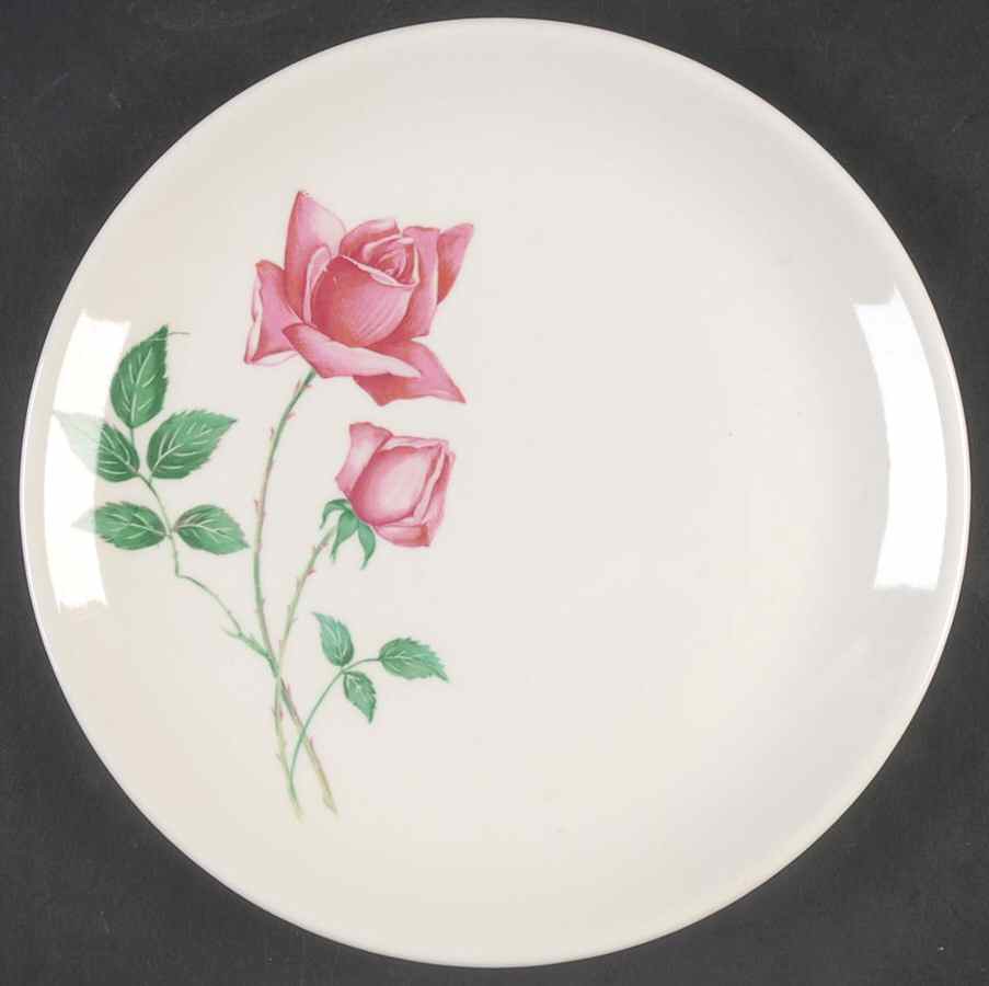 Bermuda Rose (No Trim) Salad Plate by Canonsburg-1