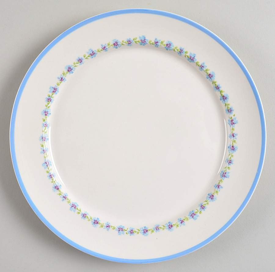 Bonnie Blue Luncheon Plate by Canonsburg-1