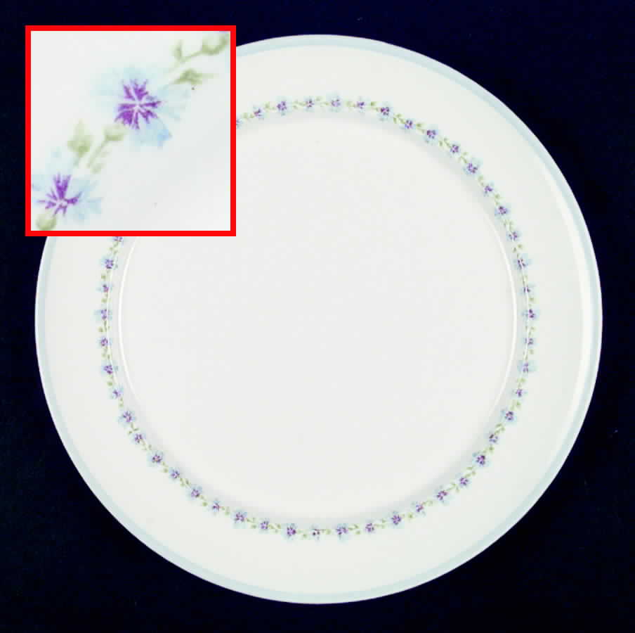 Bonnie Blue Dinner Plate by Canonsburg-1