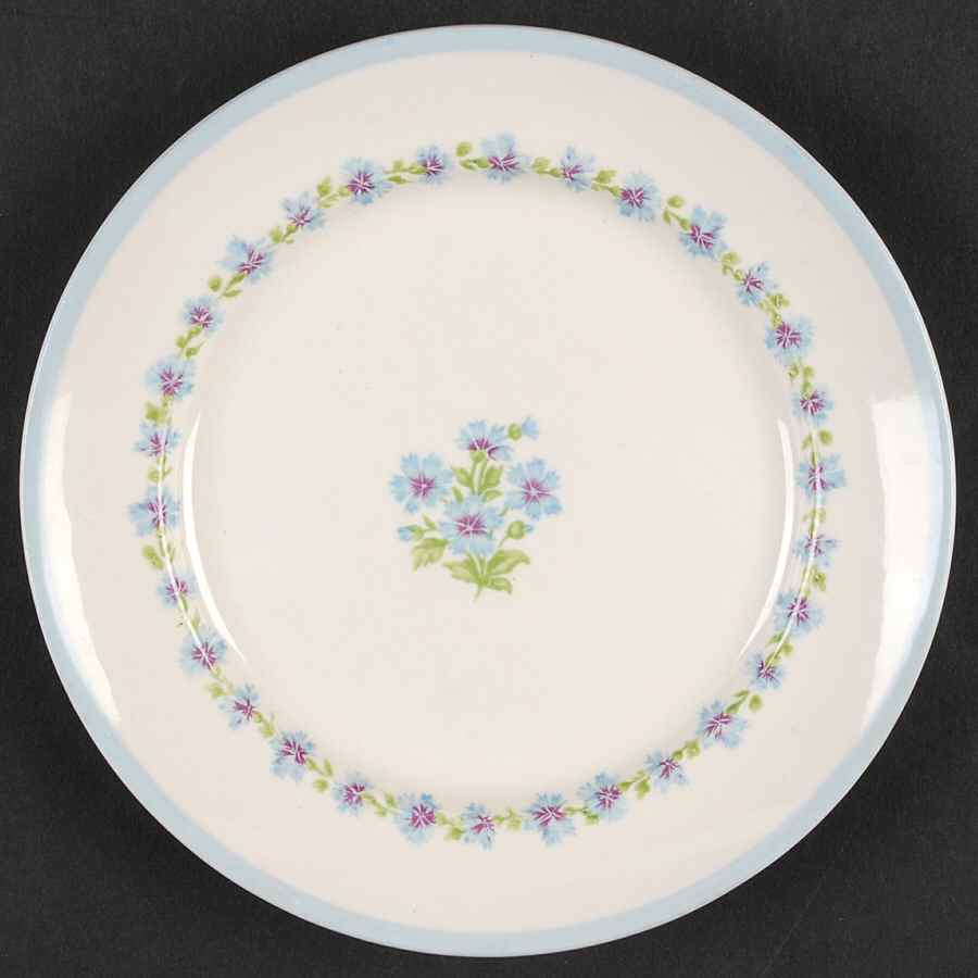 Bonnie Blue Bread & Butter Plate by Canonsburg-1