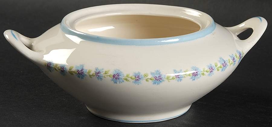 Bonnie Blue Sugar Bowl No Lid by Canonsburg-1