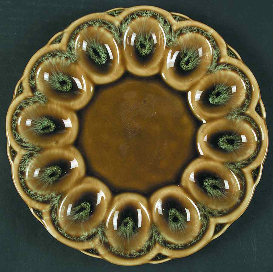 Butterscotch Deviled Egg Plate by Canonsburg-1