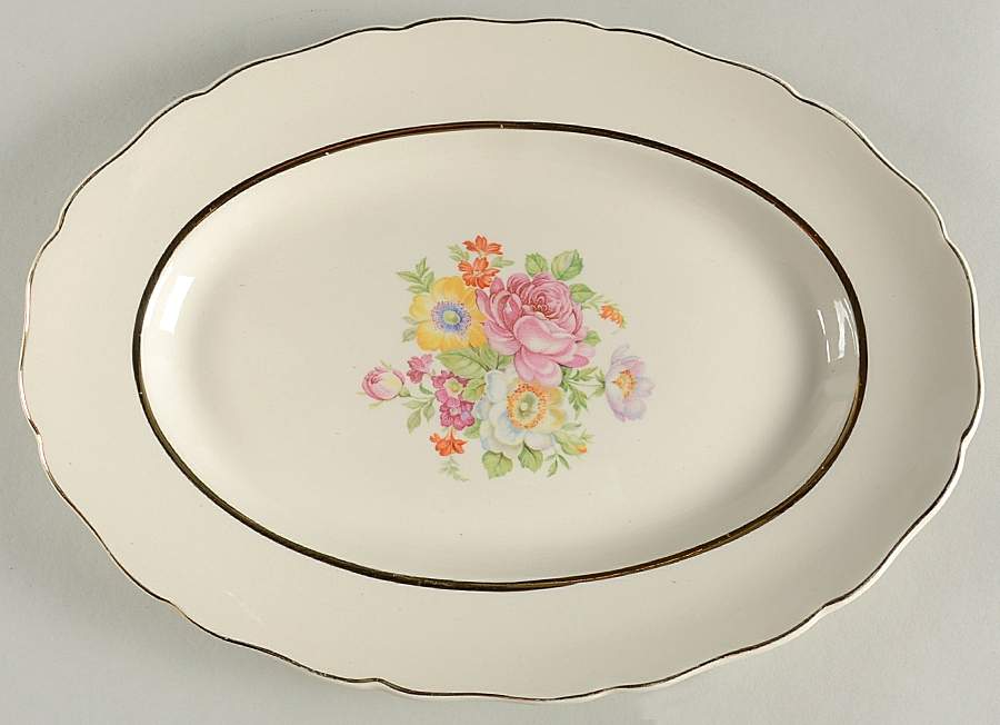 CAN18 11" Oval Serving Platter by Canonsburg-1