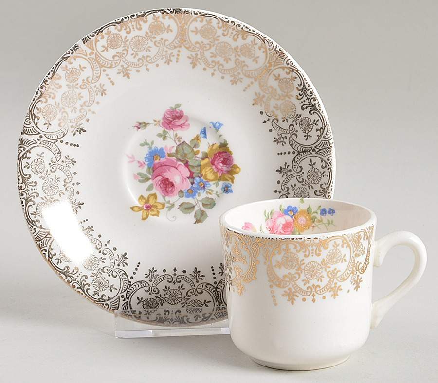 CAN25 Flat Demitasse Cup & Saucer Set by Canonsburg-1