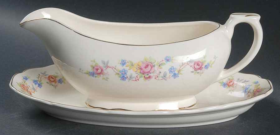 CAN54 Gravy Boat & Underplate/Relish by Canonsburg-1