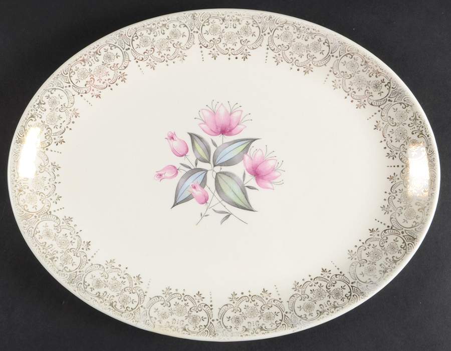 CAN58 13" Oval Serving Platter by Canonsburg-1