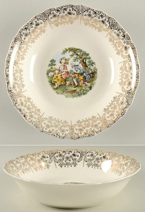 Empress Chantilly 8" Round Vegetable Bowl by Canonsburg-1