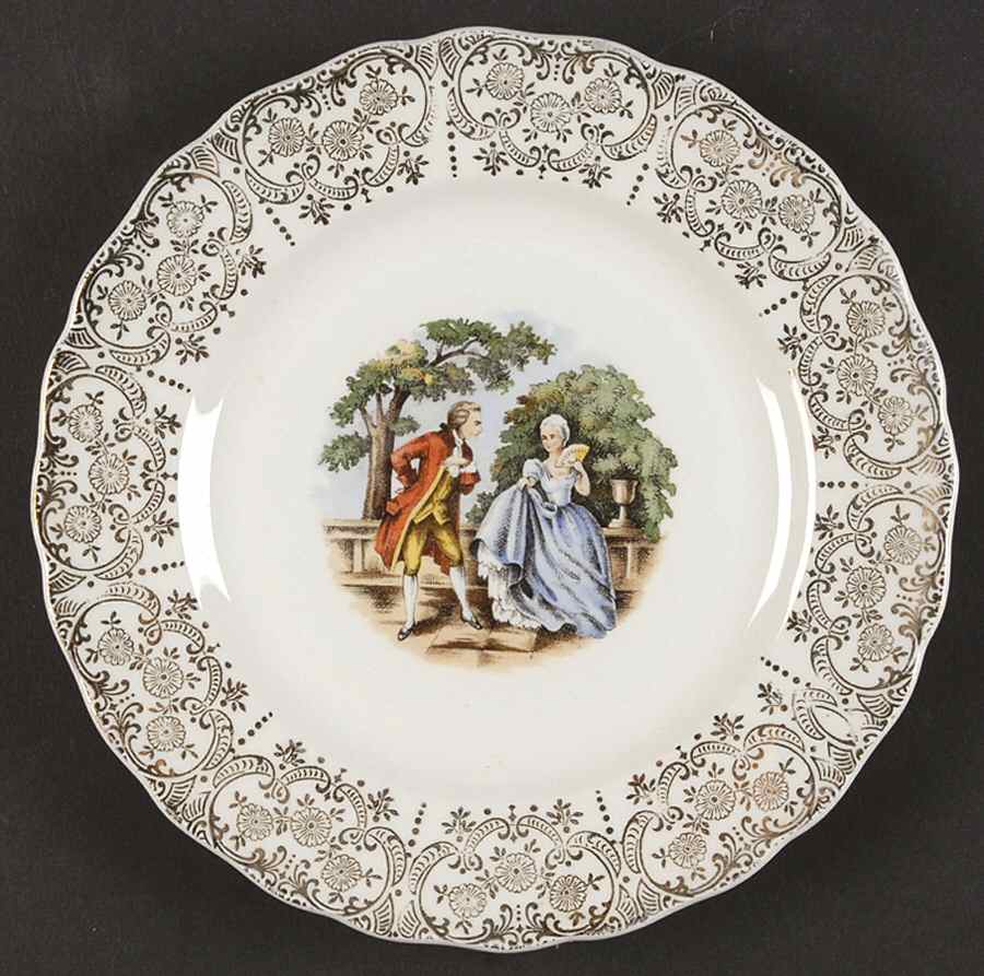 Empress Chantilly Bread & Butter Plate by Canonsburg-1