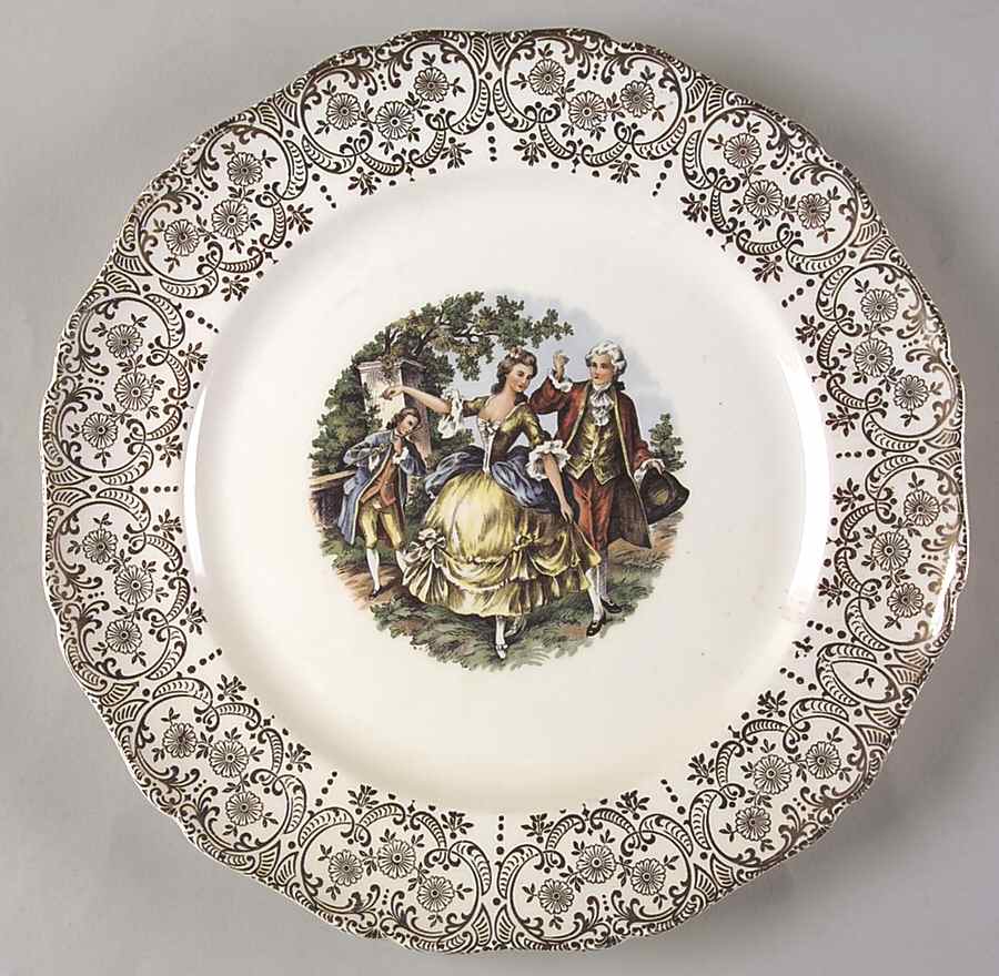 Empress Chantilly Dinner Plate by Canonsburg-1