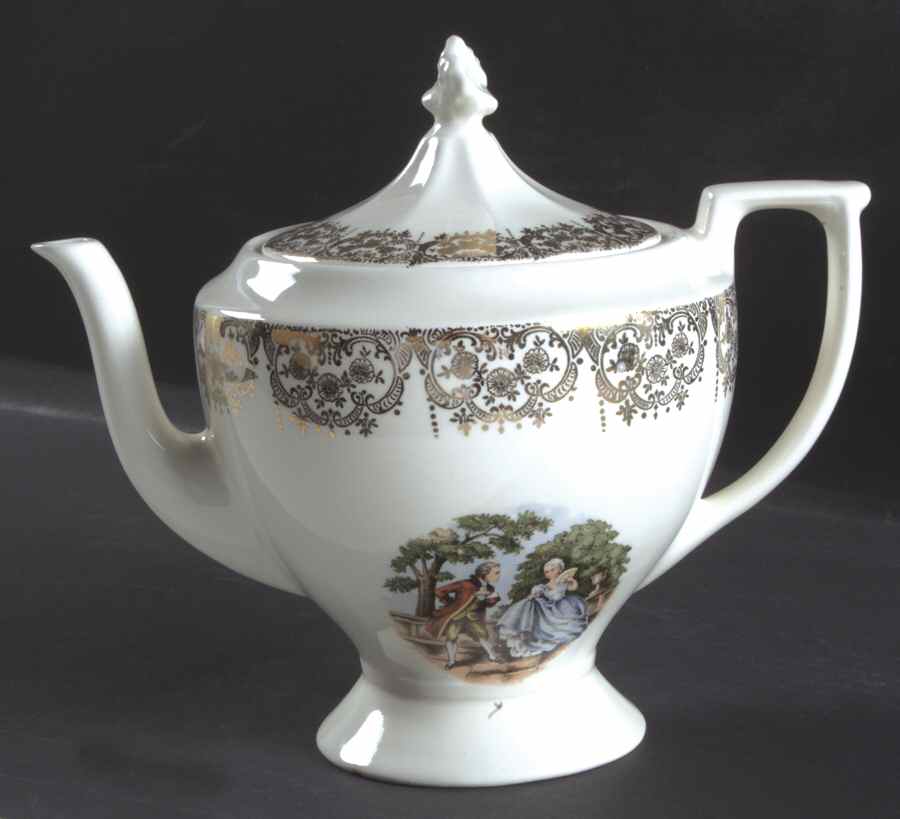 Empress Chantilly Teapot & Lid by Canonsburg-1