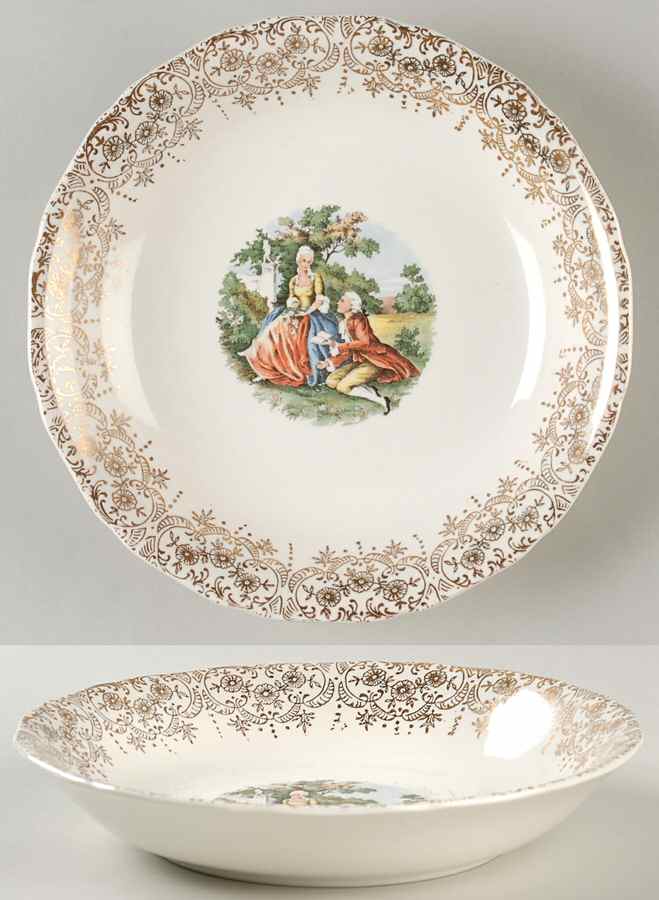 Empress Chantilly Coupe Soup Bowl by Canonsburg-1