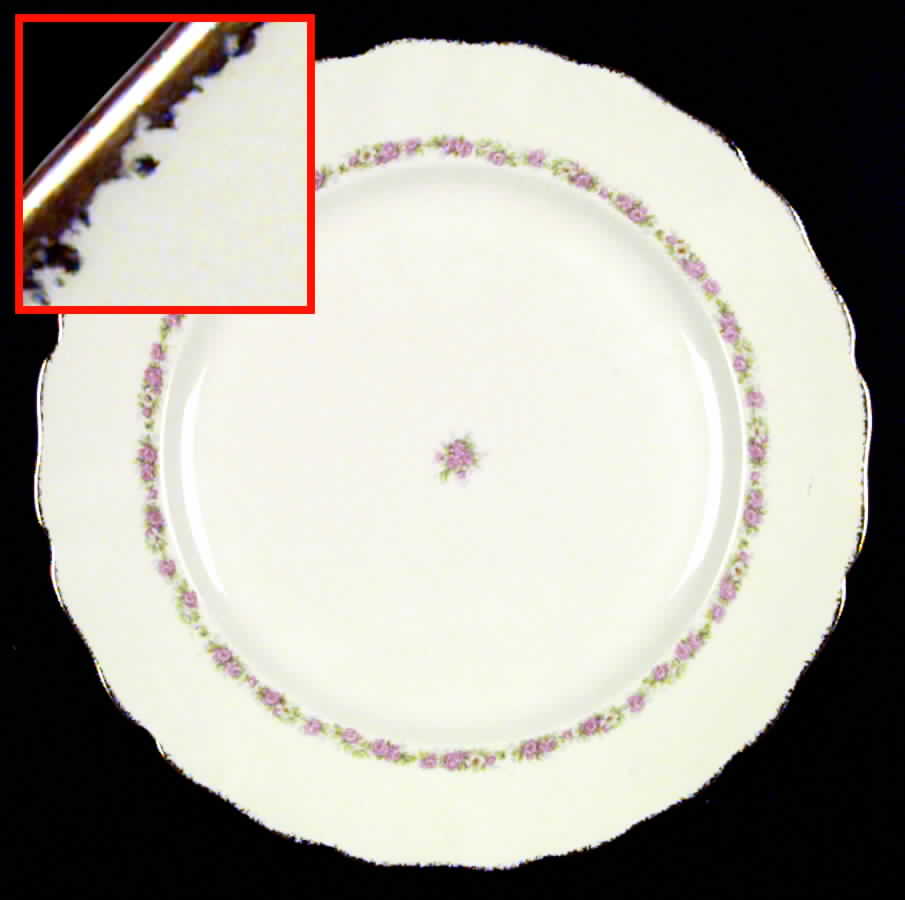 First Love (Fleck Gold Trim) Dinner Plate by Canonsburg-1