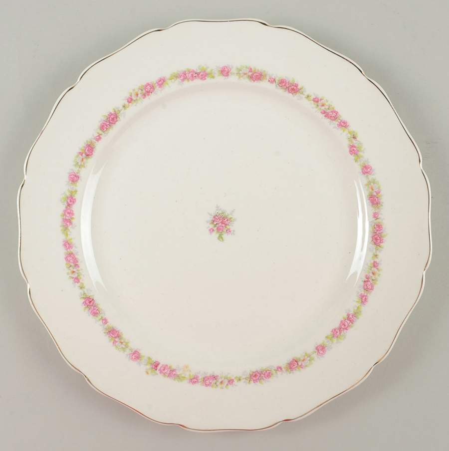 First Love (Solid Gold Trim) Salad Plate by Canonsburg-1