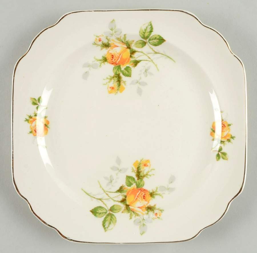 Golden Era Square Salad Plate by Canonsburg-1