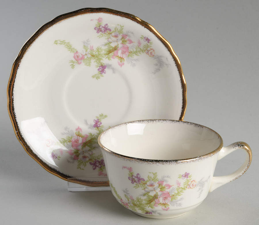 Heather Flat Cup & Saucer Set by Canonsburg-1