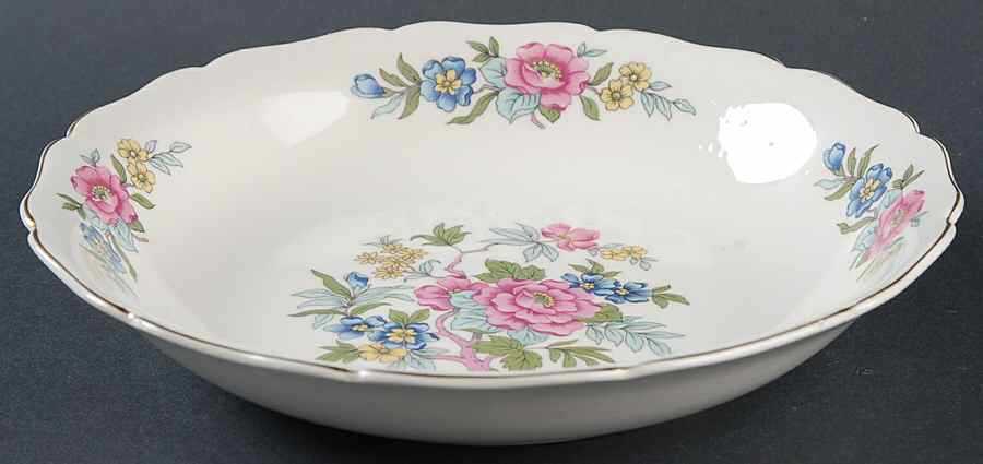 Indian Rose Coupe Soup Bowl by Canonsburg-1