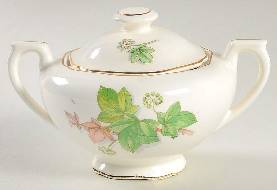 Ivy Sugar Bowl & Lid by Canonsburg-1