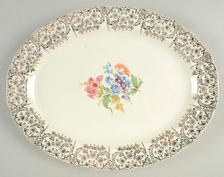 Lajean 13" Oval Serving Platter by Canonsburg-1