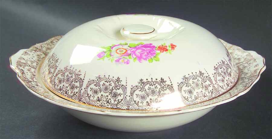 Lajean Round Covered Vegetable by Canonsburg-1