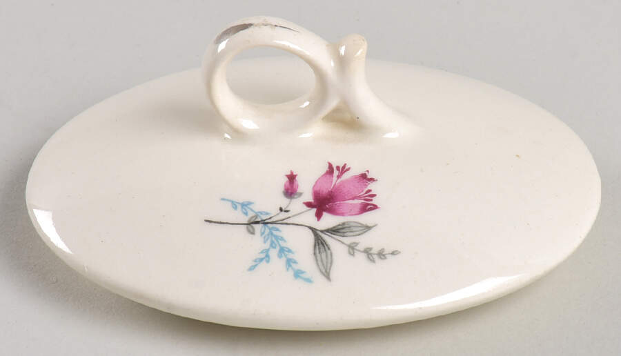 Larkspur Lid for Sugar Bowl by Canonsburg-1