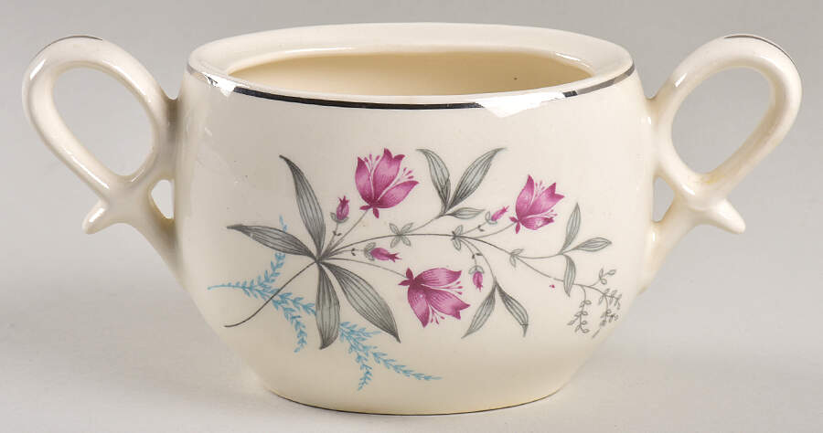 Larkspur Sugar Bowl No Lid by Canonsburg-1