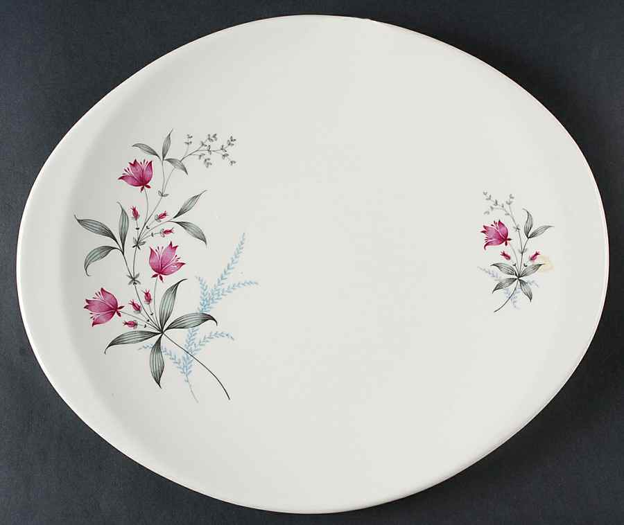 Larkspur 14" Oval Serving Platter by Canonsburg-1