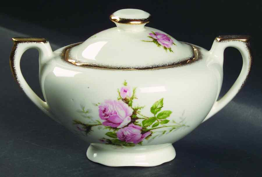 Modern Priscilla Sugar Bowl & Lid by Canonsburg-1
