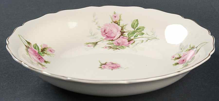 Moss Rose (Solid Gold Trim) Coupe Soup Bowl by Canonsburg-1