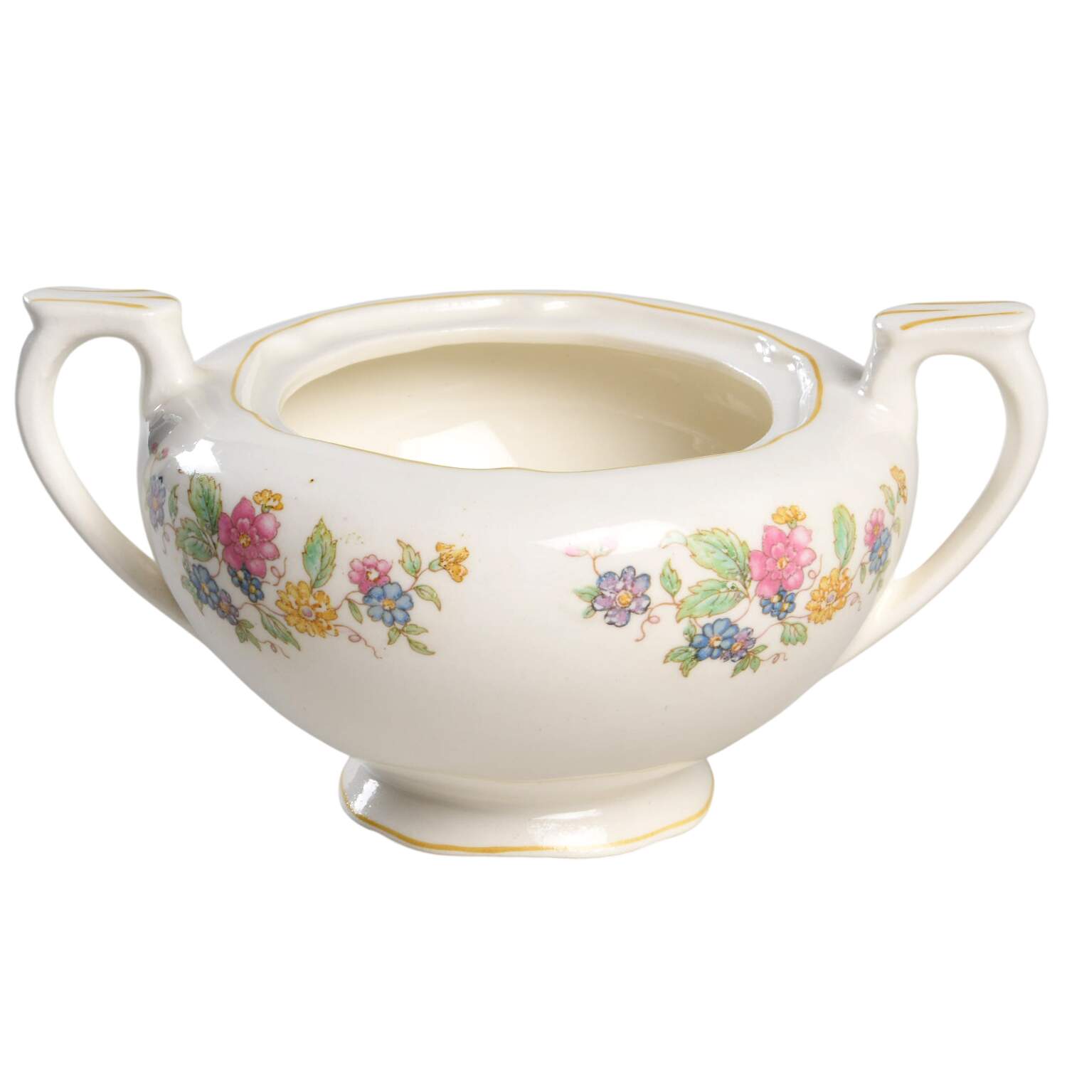 Patricia (Mustard Trim) Sugar Bowl No Lid by Canonsburg-1