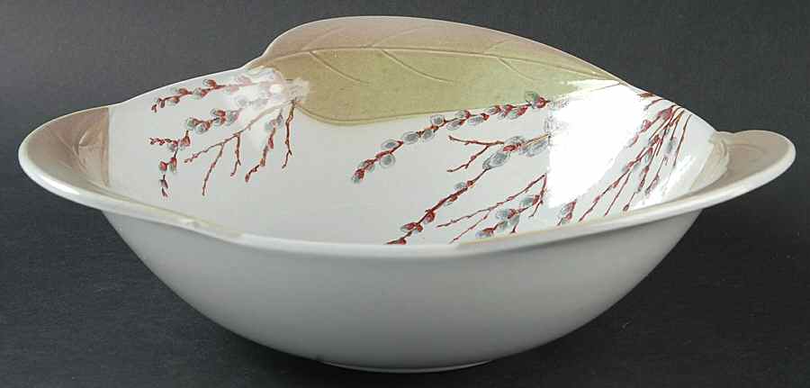 Pussy Willow 9" Round Vegetable Bowl by Canonsburg-1
