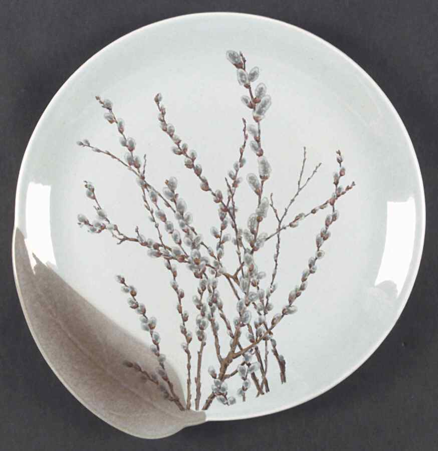 Pussy Willow Dinner Plate by Canonsburg-1