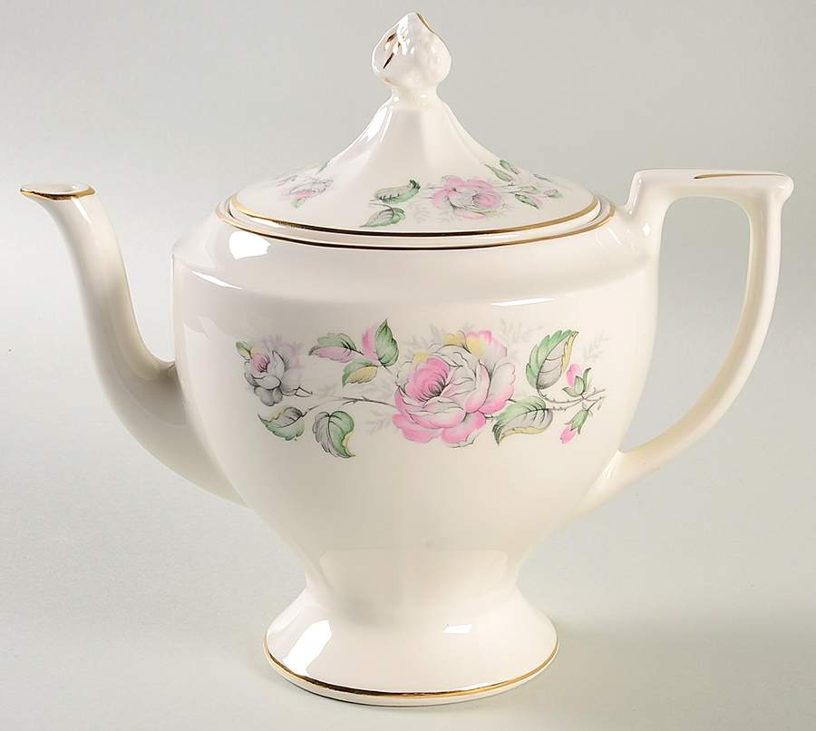 Queen's Rose Teapot & Lid by Canonsburg-1