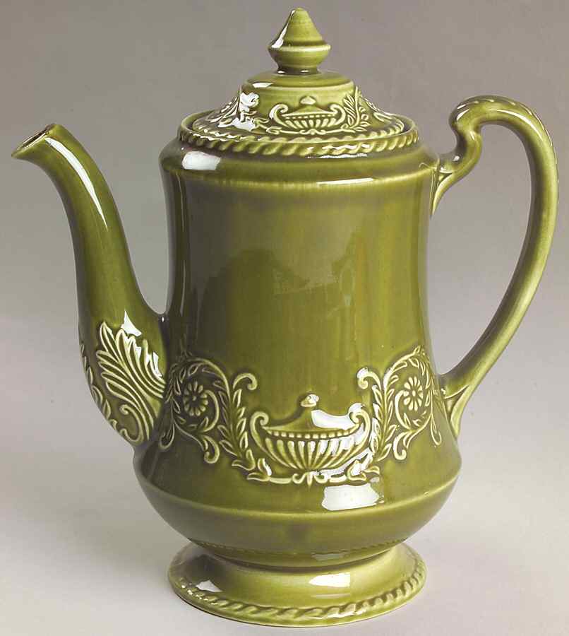 Regency Green Coffee Pot & Lid by Canonsburg-1