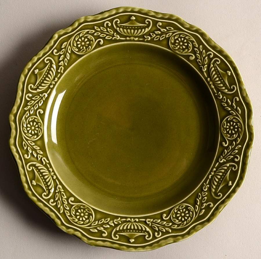 Regency Green Salad Plate by Canonsburg-1