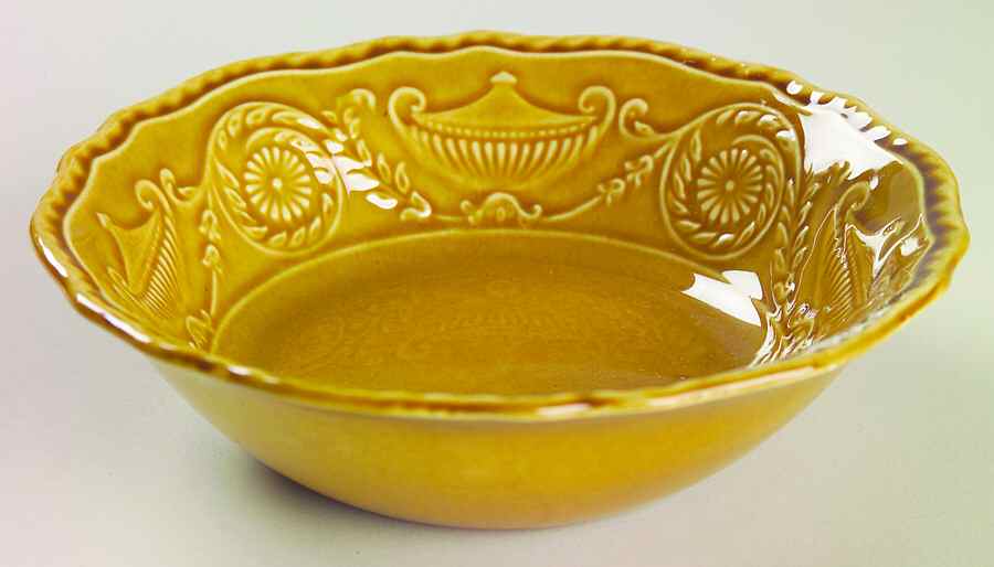Regency Yellow Gold Coupe Cereal Bowl by Canonsburg-1