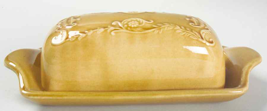 Regency Yellow Gold 1/4 Lb Covered Butter by Canonsburg-1