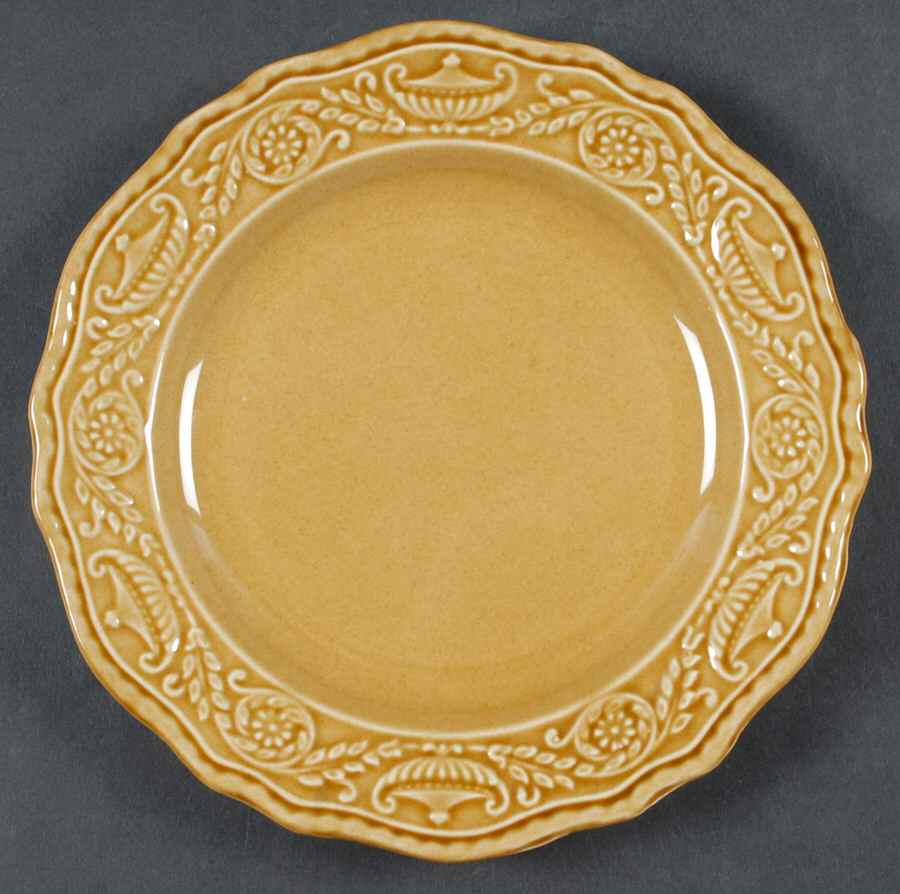 Regency Yellow Gold Salad Plate by Canonsburg-1