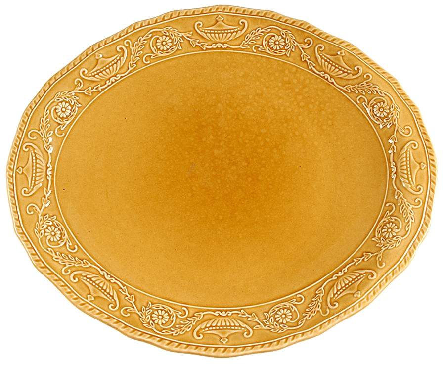 Regency Yellow Gold 13" Oval Serving Platter by Canonsburg-1