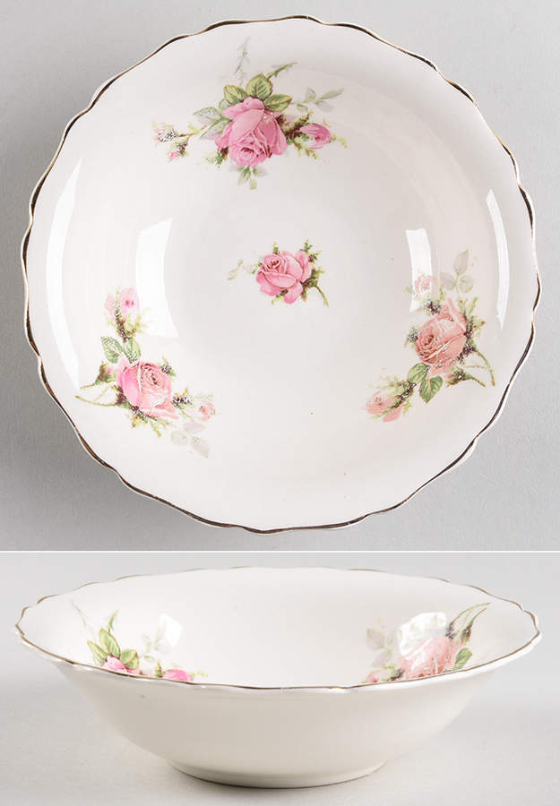 Rose Bouquet Coupe Cereal Bowl by Canonsburg-1