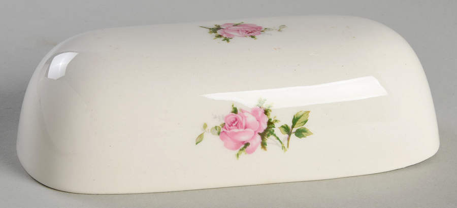 Rose Bouquet Lid for 1/4 Lb Butter by Canonsburg-1