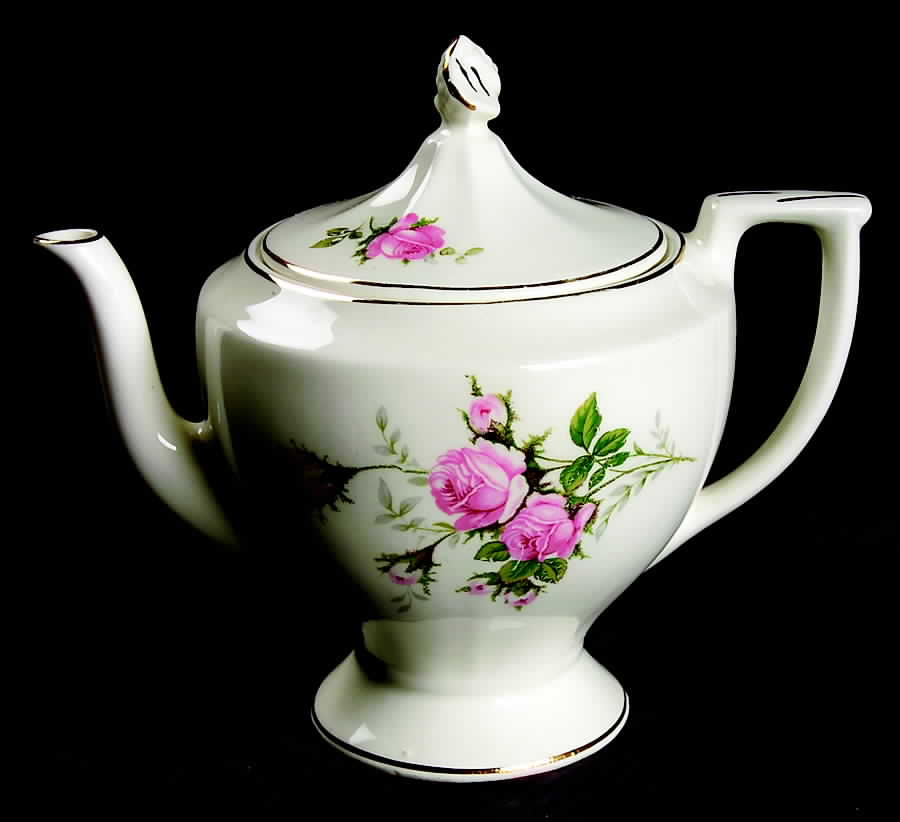 Rose Bouquet Teapot & Lid by Canonsburg-1