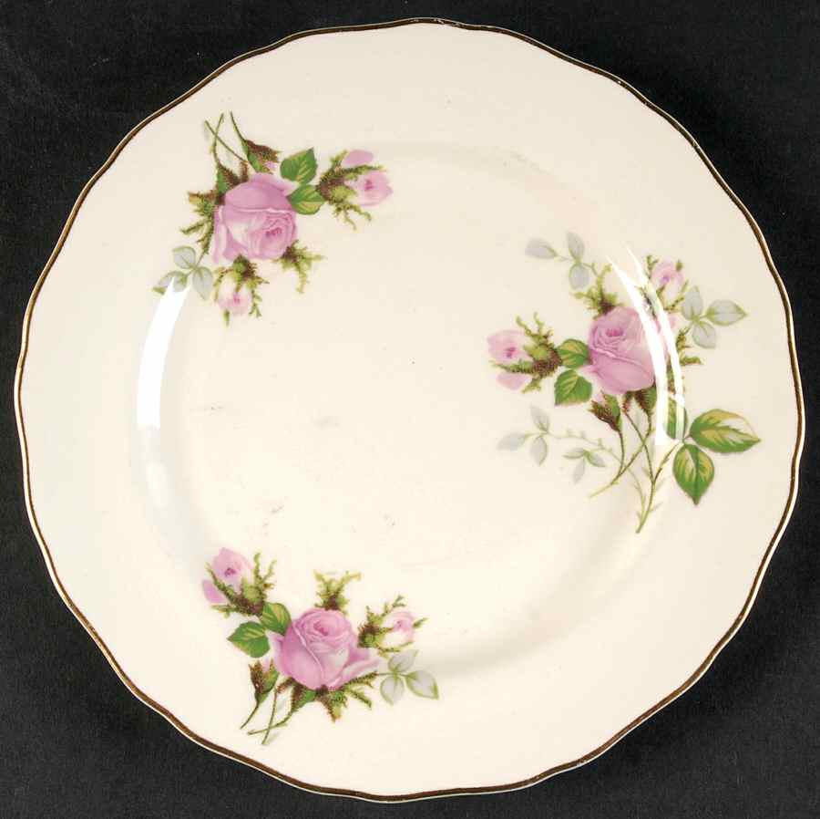 Rose Bouquet Dessert/Pie Plate by Canonsburg-1