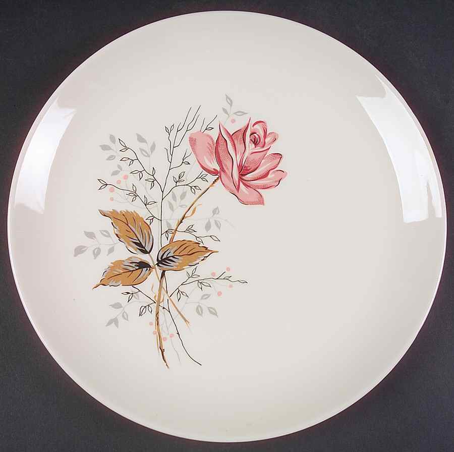 Royal Rose Dinner Plate by Canonsburg-1