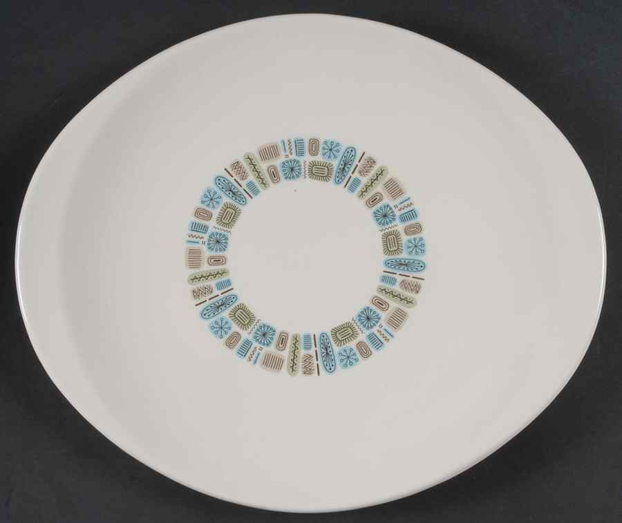 Temporama 13" Oval Serving Platter by Canonsburg-1