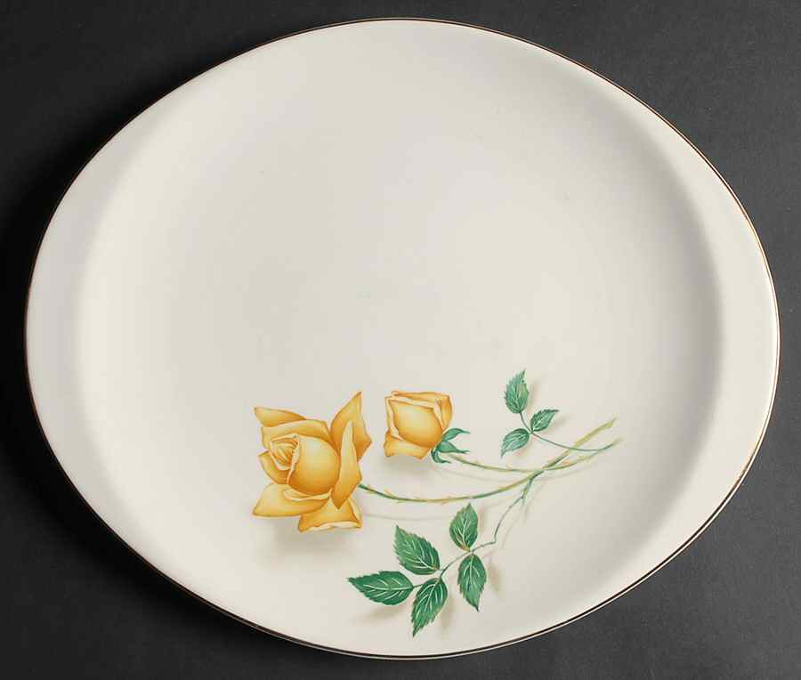 Temptation 14" Oval Serving Platter by Canonsburg-1