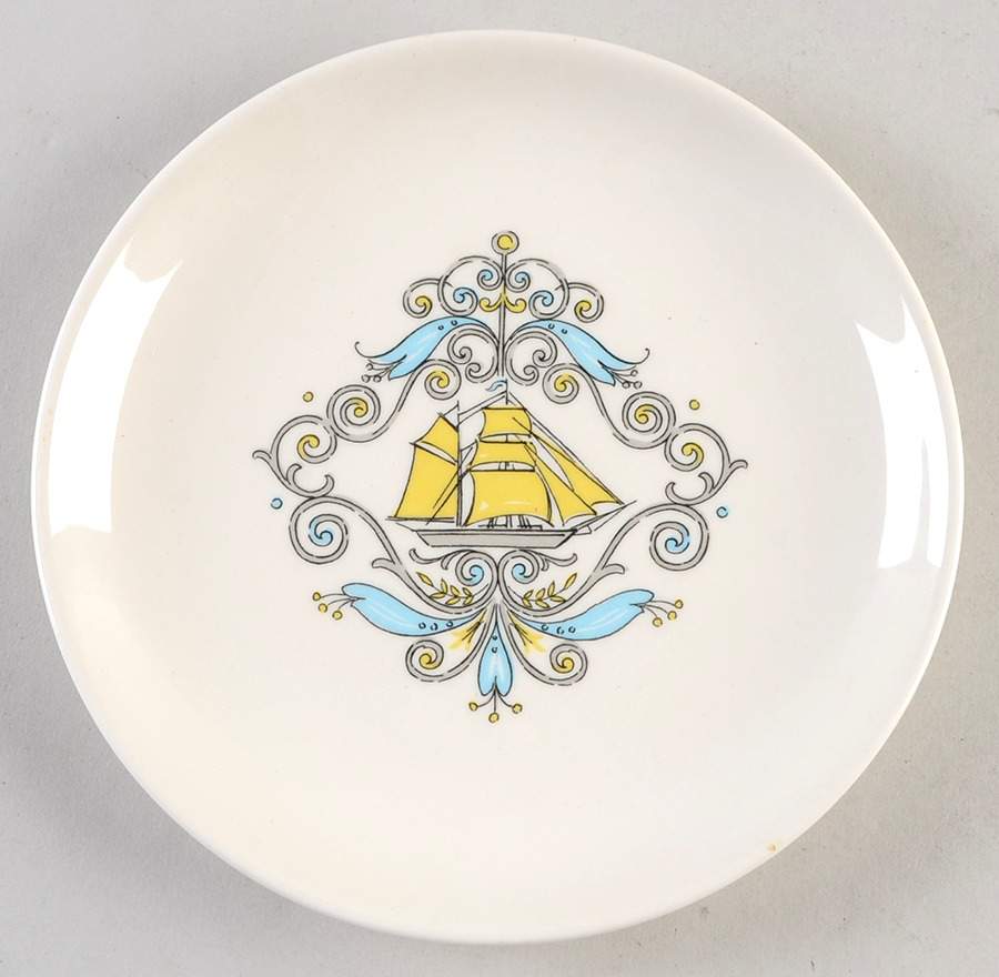 Voyager (Stanhome) Salad Plate by Canonsburg-1