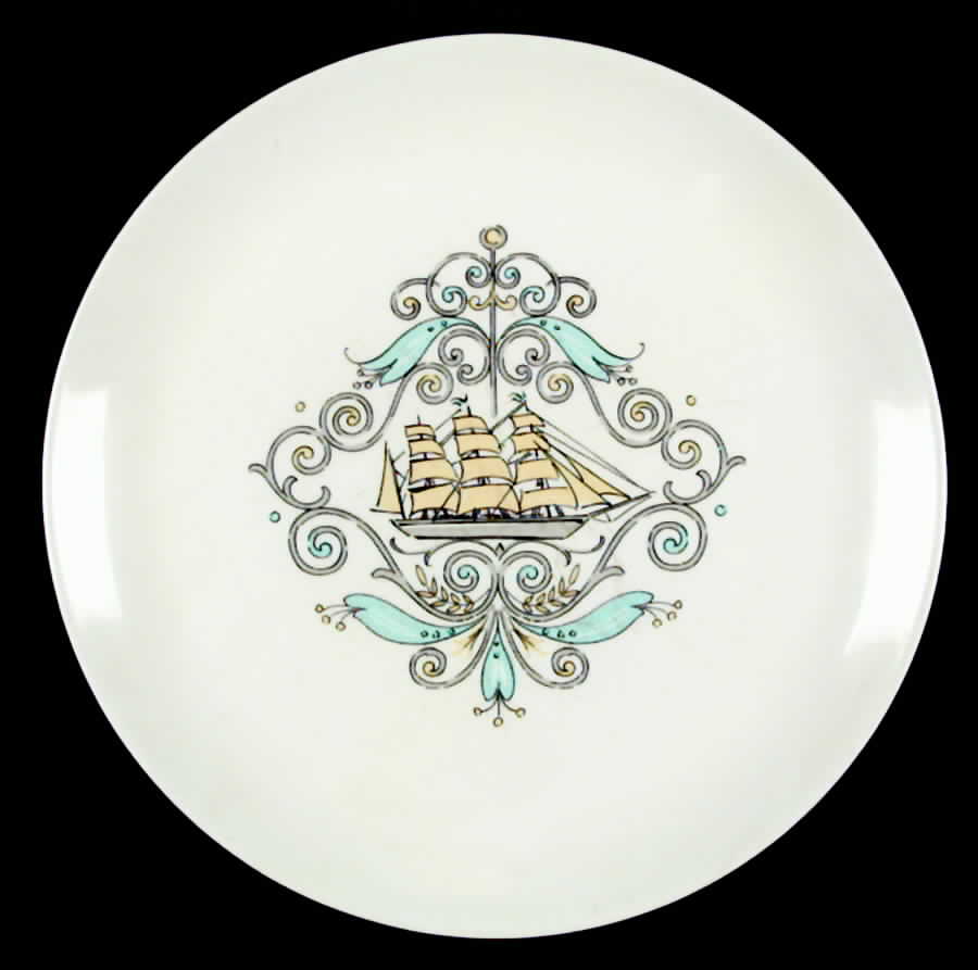 Voyager (Stanhome) Dinner Plate by Canonsburg-1